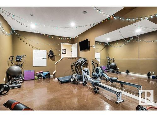 27209 Twp Road 512, Rural Parkland County, AB - Indoor Photo Showing Gym Room