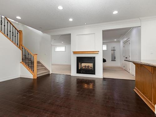 237 Tory Crescent, Edmonton, AB - Indoor Photo Showing Other Room With Fireplace