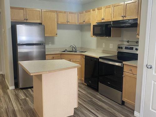 122 9525 162 Avenue, Edmonton, AB - Indoor Photo Showing Kitchen With Stainless Steel Kitchen With Double Sink