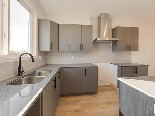 22419 88 Avenue, Edmonton, AB - Indoor Photo Showing Kitchen With Double Sink