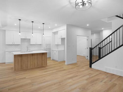 1233 16A Avenue, Edmonton, AB - Indoor Photo Showing Kitchen