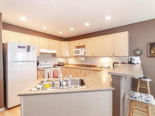 3219 31 Avenue, Edmonton, AB - Indoor Photo Showing Kitchen With Double Sink