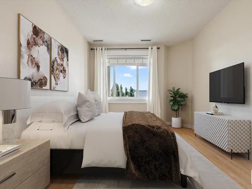 241 511 Queen Street, Spruce Grove, AB - Indoor Photo Showing Bedroom