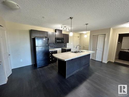 361 1196 Hyndman Road, Edmonton, AB - Indoor Photo Showing Kitchen With Double Sink