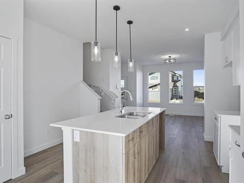 1234 Mcleod Avenue, Spruce Grove, AB - Indoor Photo Showing Kitchen With Double Sink