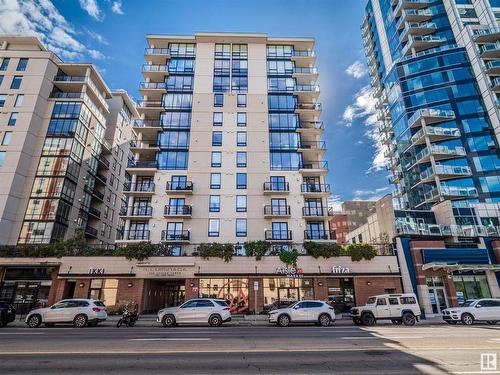 902 11933 Jasper Avenue, Edmonton, AB - Outdoor With Balcony With Facade