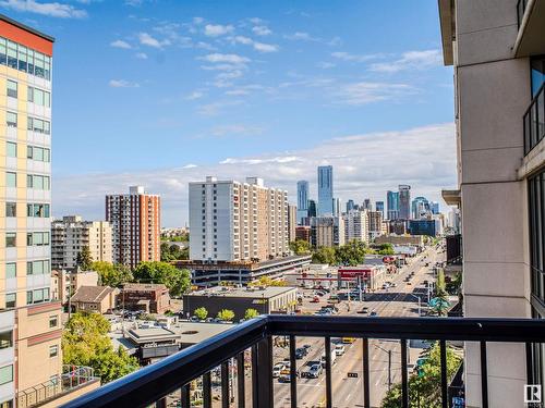 902 11933 Jasper Avenue, Edmonton, AB - Outdoor With Balcony With View