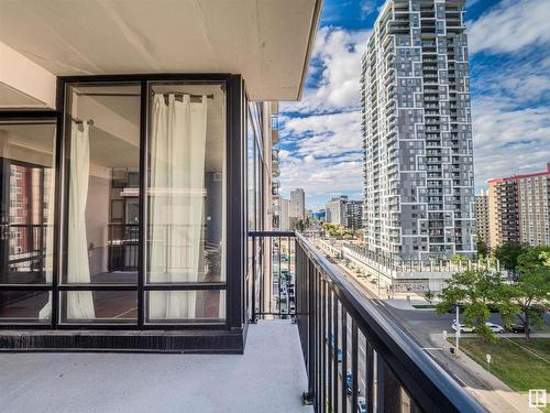 902 11933 Jasper Avenue, Edmonton, AB - Outdoor With Balcony With Facade