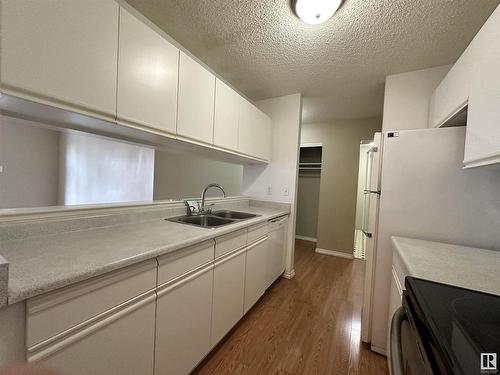 205 17467 98A Avenue, Edmonton, AB - Indoor Photo Showing Kitchen With Double Sink