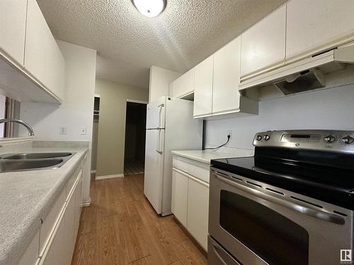 205 17467 98A Avenue, Edmonton, AB - Indoor Photo Showing Kitchen With Double Sink