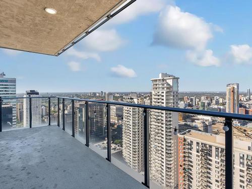 3301 10180 103 Street, Edmonton, AB - Outdoor With Balcony With View