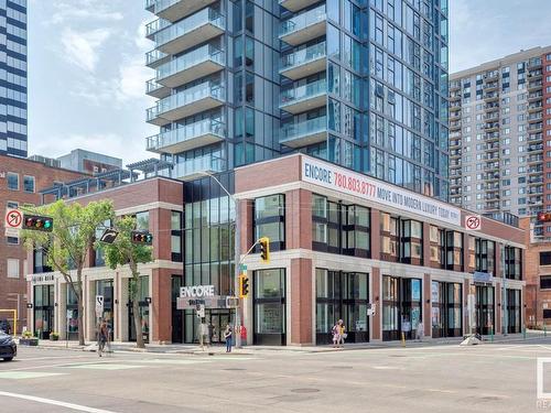 3301 10180 103 Street, Edmonton, AB - Outdoor With Balcony With Facade