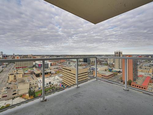 1805 10410 102 Avenue, Edmonton, AB - Outdoor With Balcony With View