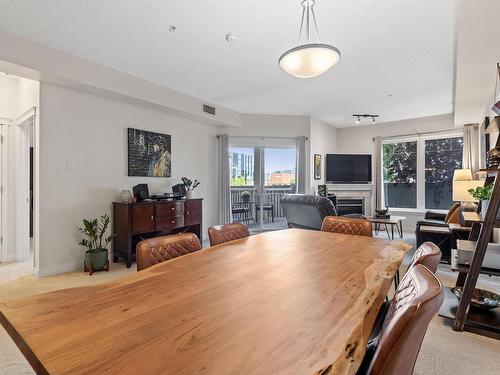 107 10333 112 Street, Edmonton, AB - Indoor Photo Showing Dining Room