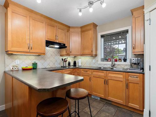 10906 72 Avenue, Edmonton, AB - Indoor Photo Showing Kitchen With Double Sink