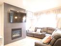 11906 68 Street, Edmonton, AB  - Indoor Photo Showing Living Room With Fireplace 