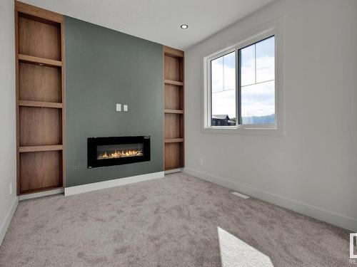 20912 128 Avenue, Edmonton, AB - Indoor With Fireplace