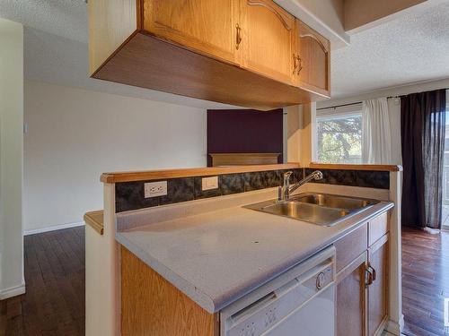 105 Bulyea Road, Edmonton, AB - Indoor Photo Showing Kitchen With Double Sink