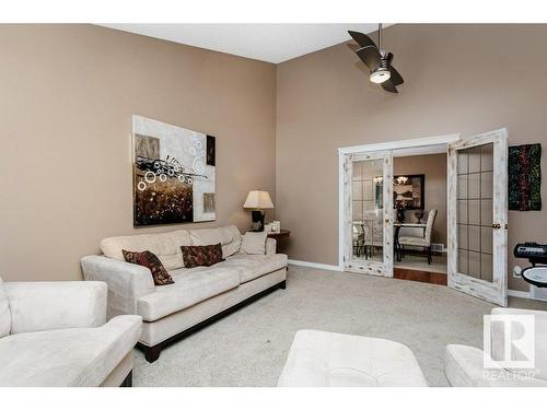 56 Alton Drive, Leduc, AB - Indoor Photo Showing Living Room