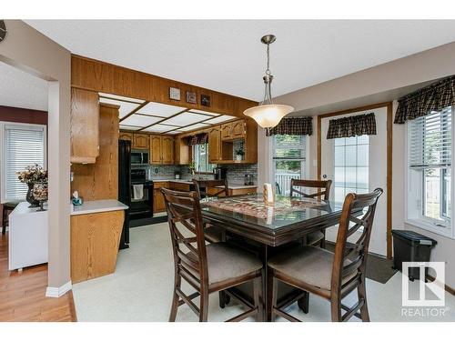 56 Alton Drive, Leduc, AB - Indoor Photo Showing Dining Room