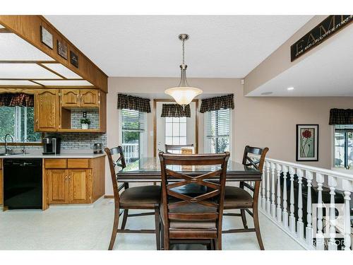 56 Alton Drive, Leduc, AB - Indoor Photo Showing Dining Room