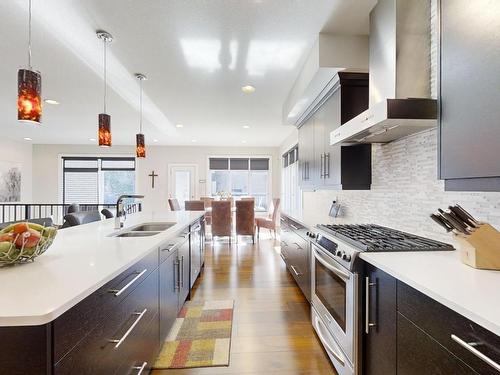 10919-175 Avenue, Edmonton, AB - Indoor Photo Showing Kitchen With Double Sink With Upgraded Kitchen