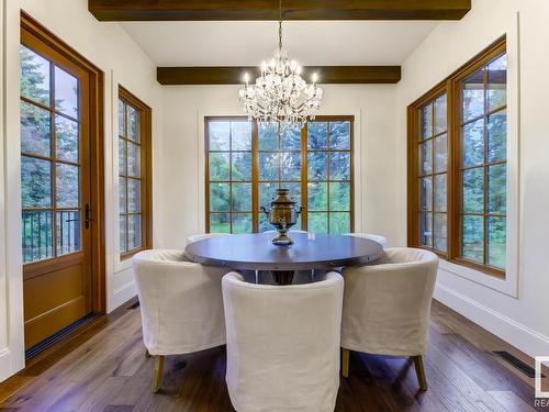 21B 25012 Sturgeon Road, Rural Sturgeon County, AB - Indoor Photo Showing Dining Room