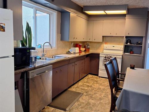 12723 116 Street, Edmonton, AB - Indoor Photo Showing Kitchen With Double Sink