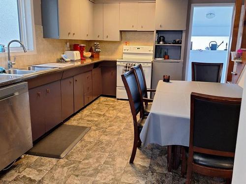 12723 116 Street, Edmonton, AB - Indoor Photo Showing Kitchen With Double Sink