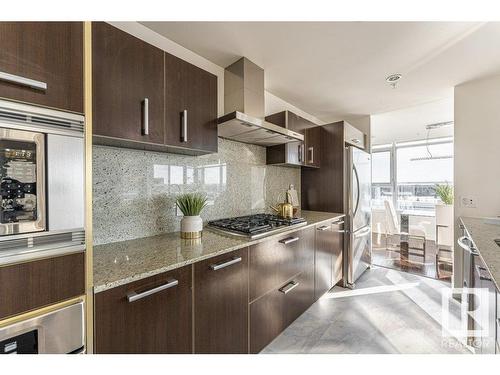 706 2612 109 Street, Edmonton, AB - Indoor Photo Showing Kitchen With Upgraded Kitchen