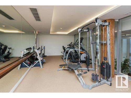 706 2612 109 Street, Edmonton, AB - Indoor Photo Showing Gym Room