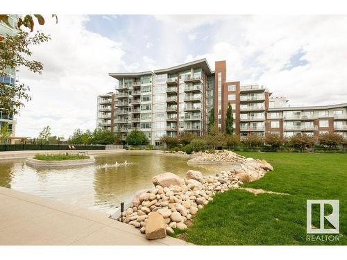 706 2612 109 Street, Edmonton, AB - Outdoor With Body Of Water With Balcony With Facade