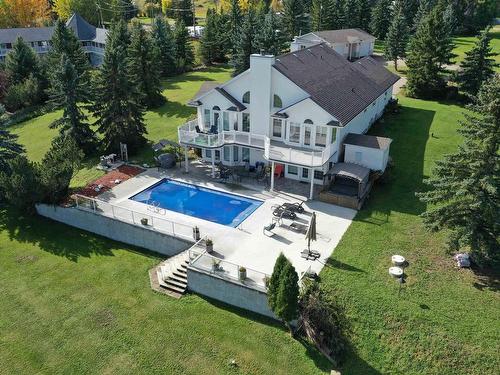 205 1 Ave W, Rural Wetaskiwin County, AB - Outdoor With In Ground Pool