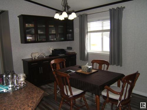 4605 57 Street, Two Hills, AB - Indoor Photo Showing Dining Room