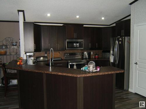 4605 57 Street, Two Hills, AB - Indoor Photo Showing Kitchen