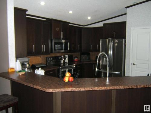 4605 57 Street, Two Hills, AB - Indoor Photo Showing Kitchen