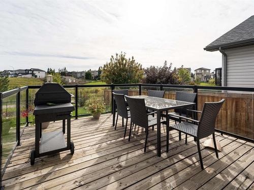 99 Hilldowns Dr, Spruce Grove, AB - Outdoor With Deck Patio Veranda With Exterior