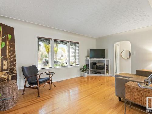 10329 136 Street, Edmonton, AB - Indoor Photo Showing Living Room