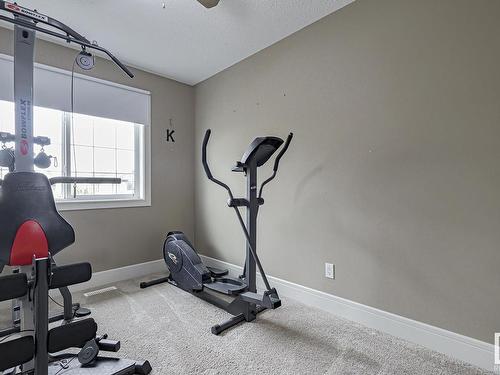 25 Sedona Place, Fort Saskatchewan, AB - Indoor Photo Showing Gym Room