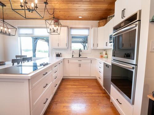 48343 Range Road 222, Rural Camrose County, AB - Indoor Photo Showing Kitchen With Upgraded Kitchen