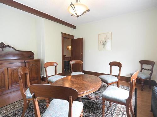 10417 Saskatchewan Drive, Edmonton, AB - Indoor Photo Showing Dining Room