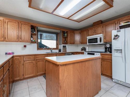 121 52514 Rge Rd 223, Rural Strathcona County, AB - Indoor Photo Showing Kitchen With Double Sink