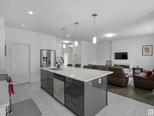 272 Fraser Way, Edmonton, AB - Indoor Photo Showing Kitchen With Double Sink With Upgraded Kitchen