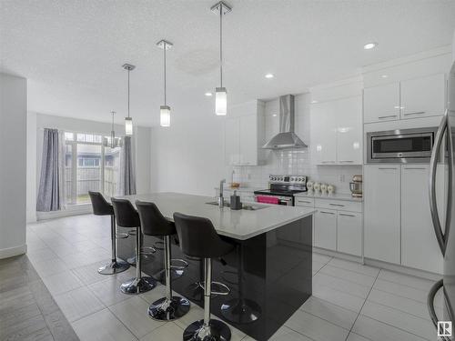 272 Fraser Way, Edmonton, AB - Indoor Photo Showing Kitchen With Upgraded Kitchen