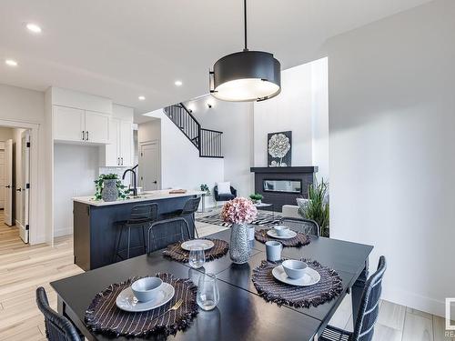 153 Rancher Road, Ardrossan, AB - Indoor Photo Showing Dining Room