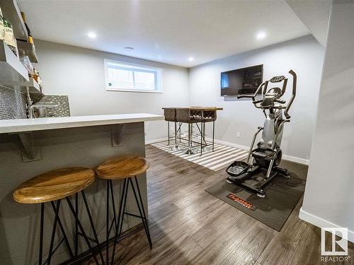 1618 Wates Close, Edmonton, AB - Indoor Photo Showing Gym Room