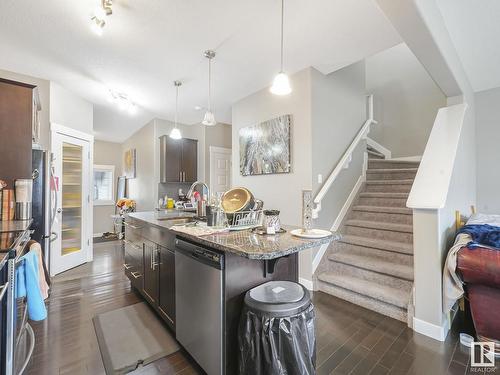 17254 73 Street, Edmonton, AB - Indoor Photo Showing Kitchen With Upgraded Kitchen