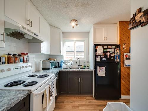 14269 23 Street, Edmonton, AB - Indoor Photo Showing Kitchen With Double Sink