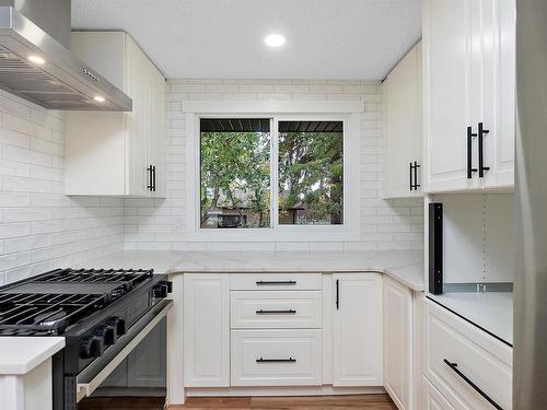 11435 46 Avenue, Edmonton, AB - Indoor Photo Showing Kitchen With Upgraded Kitchen