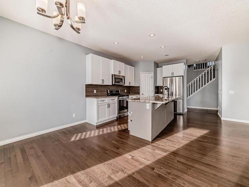 3 Riviere Terrace, St. Albert, AB - Indoor Photo Showing Kitchen With Upgraded Kitchen